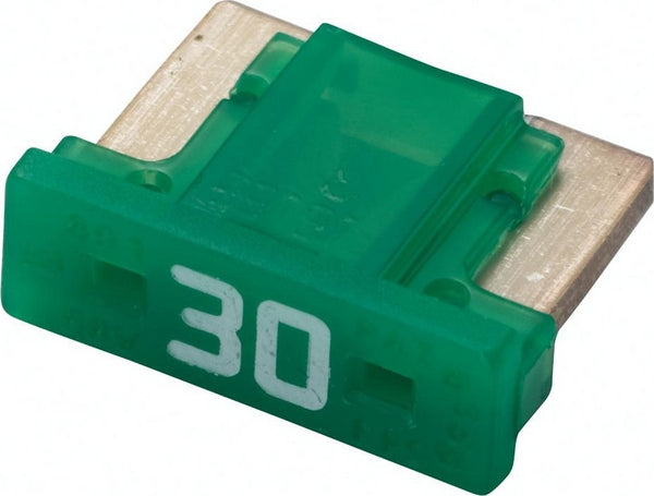 Sicherung, Stecksicherung, Mini, niedrig, 30A, Grün, 8.4mm, 5Stk., Hella