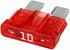 Sicherung, Stecksicherung, Standard, 10A, Rot, 18.54mm, 50Stk., Hella