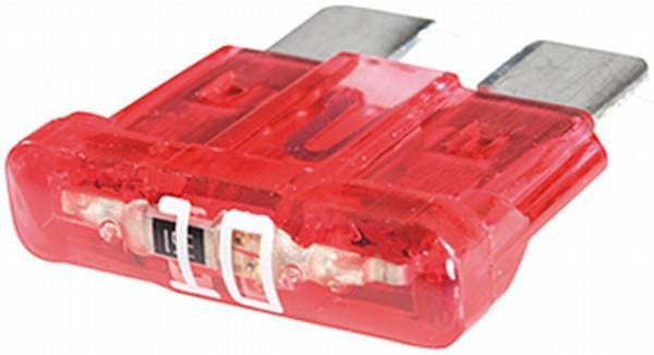 Sicherung, Stecksicherung, Standard, 10A, Rot, 18.8mm, 10Stk., Hella