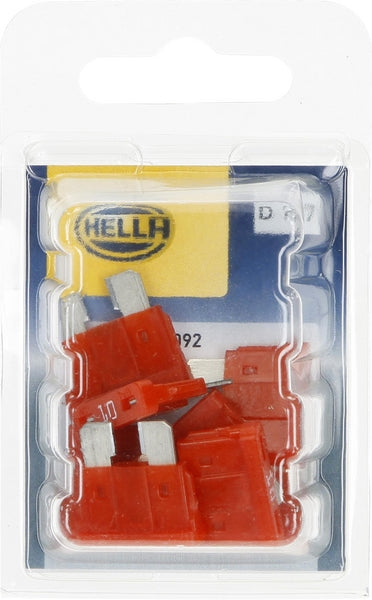 Sicherung, Stecksicherung, Standard, 10A, Rot, 18.8mm, 10Stk., Hella