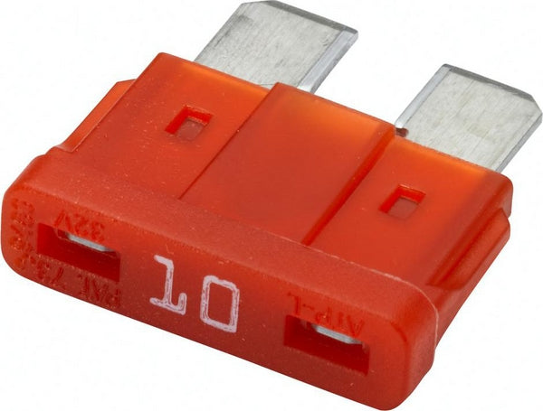 Sicherung, Stecksicherung, Standard, 10A, Rot, 18.8mm, 10Stk., Hella
