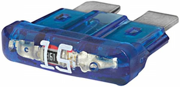 Sicherung, Stecksicherung, Standard, 15A, Blau, 18.8mm, 10Stk., Hella