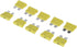Sicherung, Stecksicherung, Standard, 20A, Gelb, 19mm, 10Stk.
