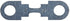 Sicherung, Streifen, 50A, Silber, 42mm, 10Stk., Hella