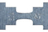 Sicherung, Streifen, 50A, Silber, 42mm, 10Stk., Hella