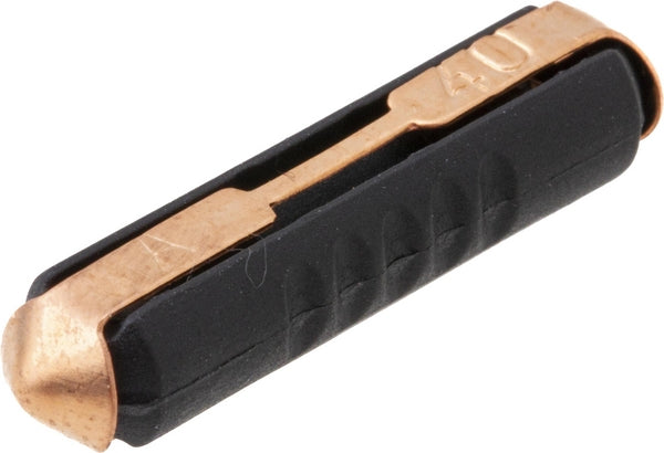 Sicherung, Torpedo, 40A, Schwarz, 25mm, 100Stk., iMaXX
