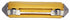 Sicherung, Torpedo, 5A, Gelb, 25mm, 100Stk., Hella
