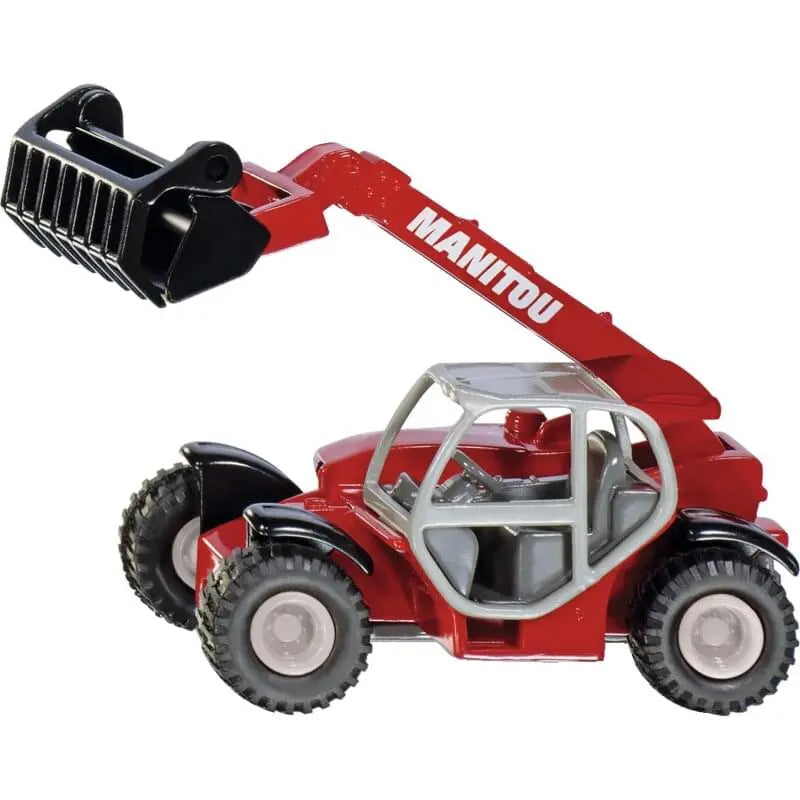 Siku Manitou Teleskoplader 1:87 – Miniaturmodell mit beweglichem Ausleger, 10 x 8 x 6 cm