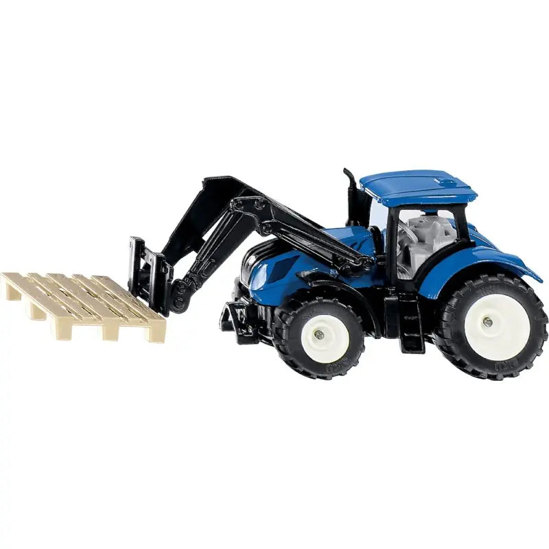 Siku New Holland Traktor mit Frontlader 1:32 und Palette – detailgetreues Spielzeugmodell