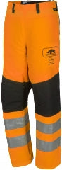 SIP Kettensägen-Chaps, Größe M. Roadrunner Flash, orange/schwarz