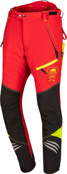 SIP Kettensägenhose, S rot/gelb, Ninja