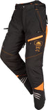 SIP Kettensägenhose, S schwarz/orange, Ninja