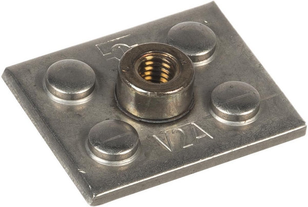 Stauff Schweißplatte doppelt V2A GR.1 Gr. 1