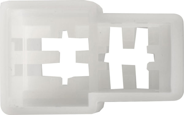 Stecker 2 polig T, male