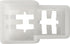 Stecker 2 polig T, male