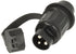 Stecker 3-polig, Kunststoff, 12/24V, Flachstecker passend für John Deere