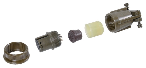 Stecker 4-polig+Zugentlastung