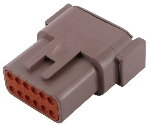 TE Connectivity DEUTSCH Steckergehäuse 12 P. Male DTM
