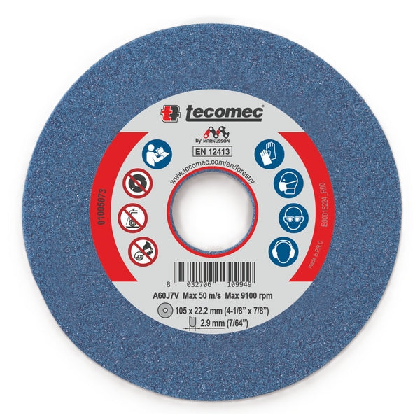 Tecomec Schleifscheibe 105 x 2,9 mm x 22,2 mm, blau K00204073