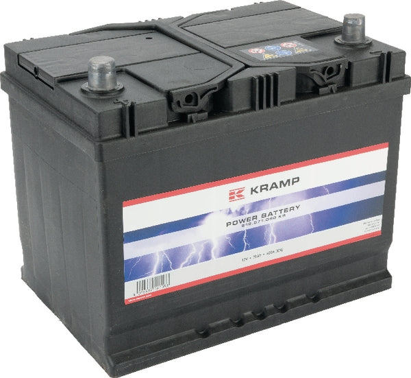 , Traktionsbatterie 12V, 70Ah, 600A, 260 x 175 x 225mm