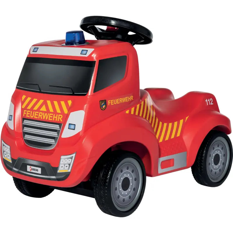 Ferbedo Truck Feuerwehr Rutschfahrzeug für Kinder ab 1,5 Jahren