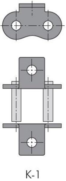 Tsubaki K-1 meenemer sluitschakel