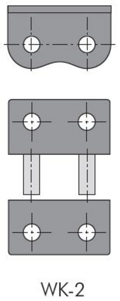 Tsubaki WK-2 meenemer sluitschakel