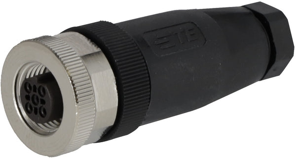 Tyco Stecker 4 P. Buchse M12 Code-B