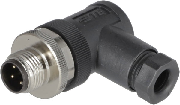 Tyco Stecker 4 P. Stecker M12 Code-A, 90 Grad