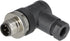 Tyco Stecker 4 P. Stecker M12 Code-A, 90 Grad