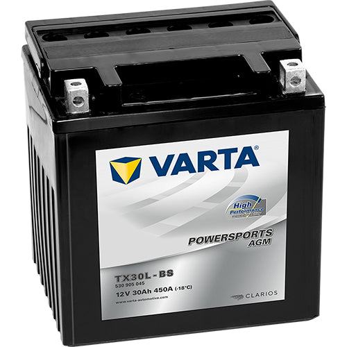 VARTA, Batterie, 12V, 30Ah, 450A, 166 x 127 x 175mm Powersports AGM