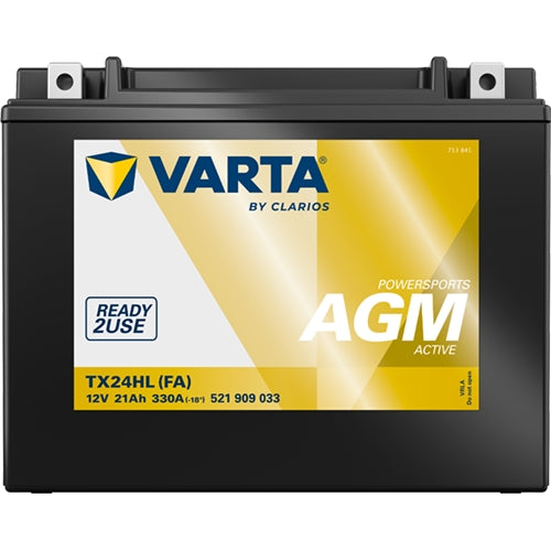 VARTA, Batterie, 12V, 330Ah, 205 x 87 x 162mm Powersports AGM;AGM