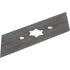 Vertikutiermesser 154 mm 6-Stern Brill 17-teilig – Ersatzmesser-Set für Brill Vertikutierer