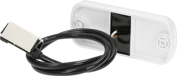 Vordere Positionsleuchte rechteckig mit Jaeger AnschlussLED 12-24V passend für Universal