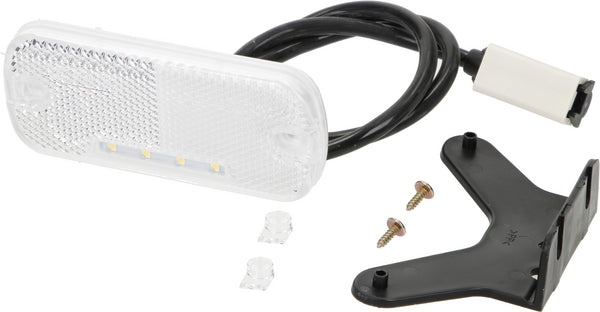 Vordere Positionsleuchte rechteckig mit Jaeger AnschlussLED 12-24V passend für Universal