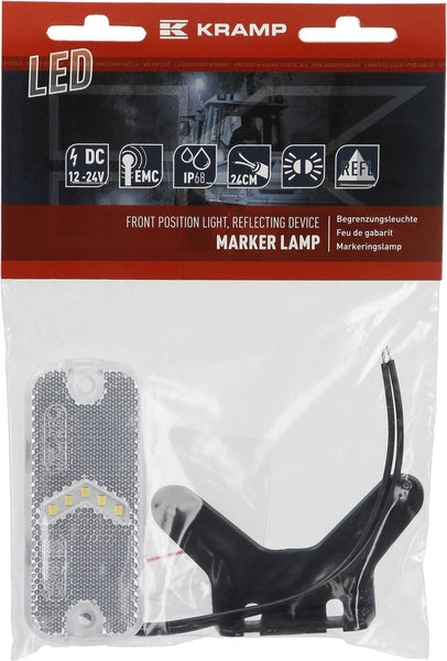 Vorderes Positionslicht Kabelanschluss LED12/24VKRAMP passend für Universal