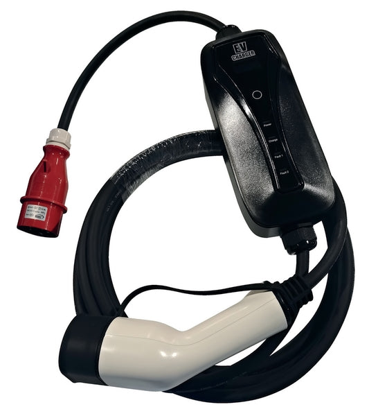 WAI EV-Ladekabel, Typ 2, CEE-Stecker, 11 kW, 16A, 5m