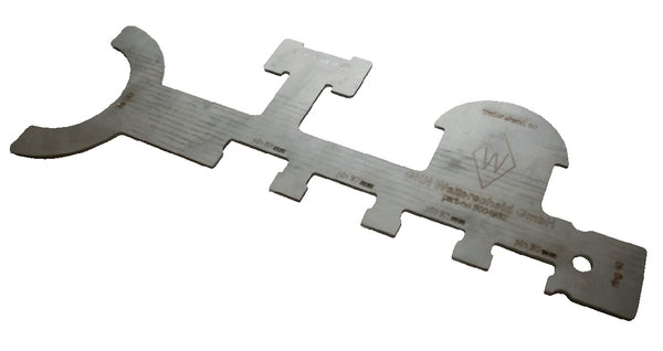 Walterscheid Universal Prüflehre Kugelkupplung 80 mm/KU2000/Z04