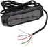 Warnblinkleuchte / Schlussleuchte LED, rechteckig, 12/24V, orange/rot, 129x41x14mm, 12/42 LEDs passend für Universal