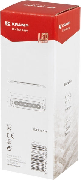 Warnblitzer, bernsteinfarben, 6 LEDs passend für Universal