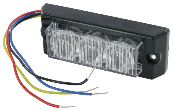 Warnleuchte LED, 12/24V, weiß, 32x90x25mm, Britax