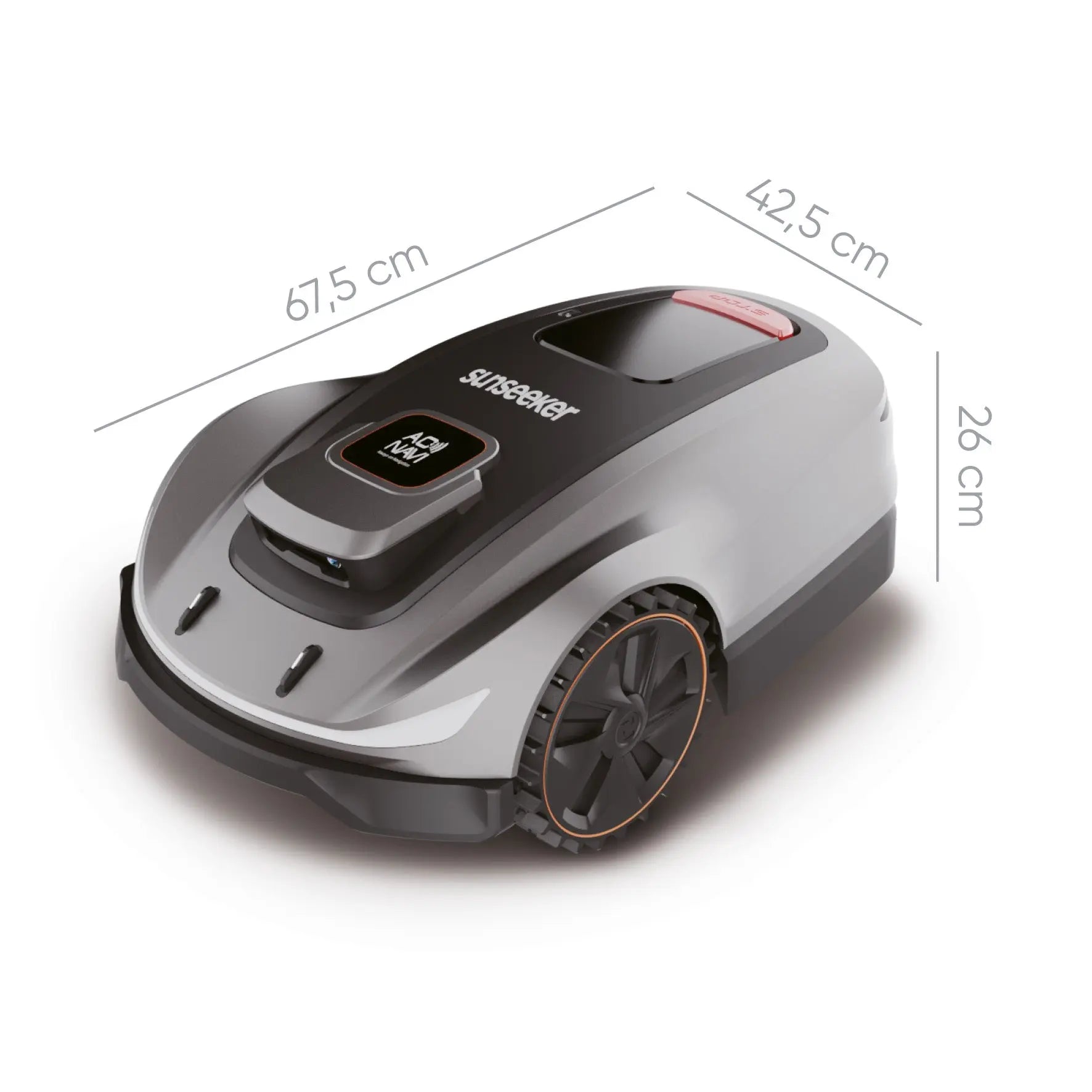 Ladestation mit angedocktem Mähroboter Sunseeker Elite X5 16800196-01