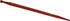 Zinken gerade, Doppel-T-Profil 36x810mm, spitze Spitze mit M22x1,5mm Mutter, rot, SHW