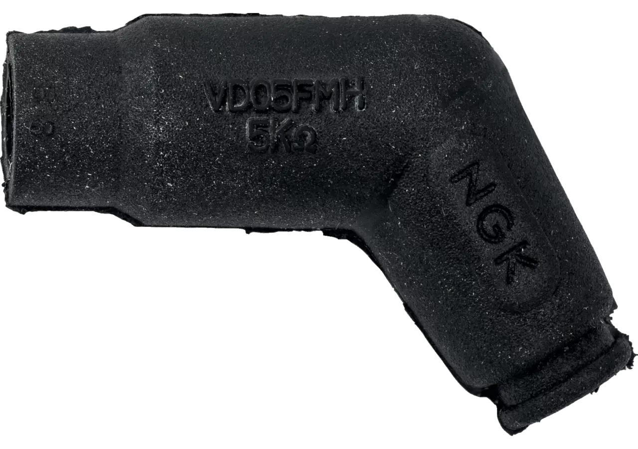 Zündkerzenstecker 120° NGK VD05FMH für 7–8 mm Zündkabel, Seitenansicht
