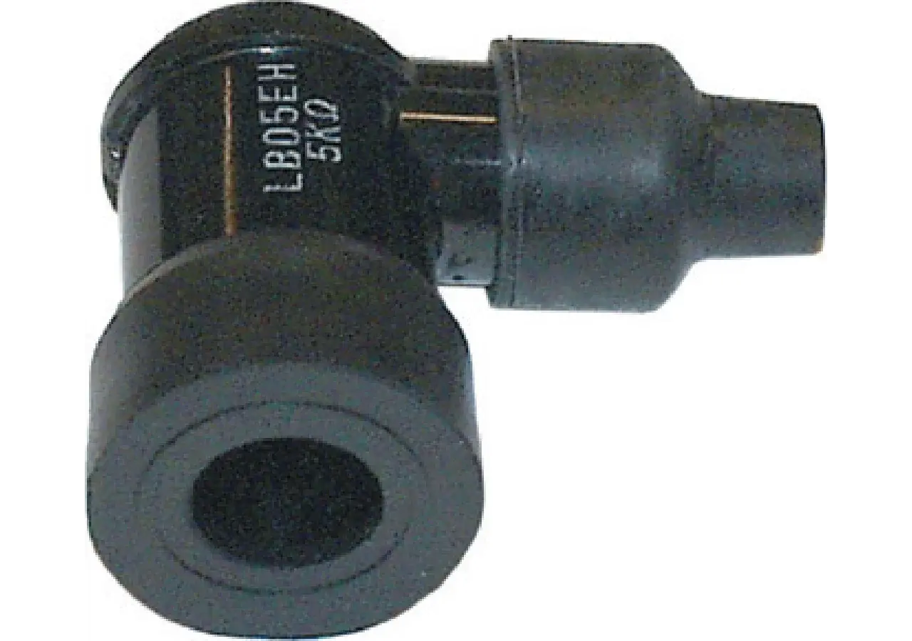 Zündkerzenstecker 90° NGK LB05EH für Zündkabel 7–8 mm Durchmesser