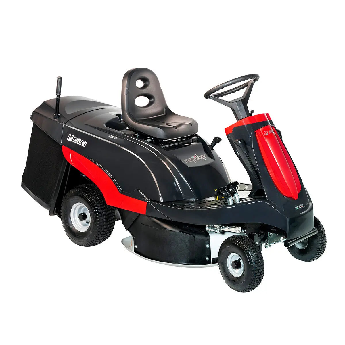 Aufsitzrasenmäher efco ZEPHYR 72 68149023 – Frontansicht mit 72 cm Schnittbreite
